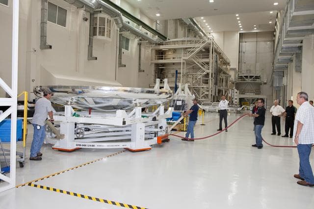 NASA image: Heat Shield Mating Activities