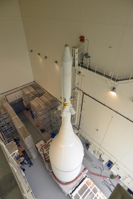 NASA image: Orion ready to roll out to the launch pad