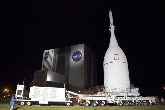 NASA image: Up Close of Orion at VAB