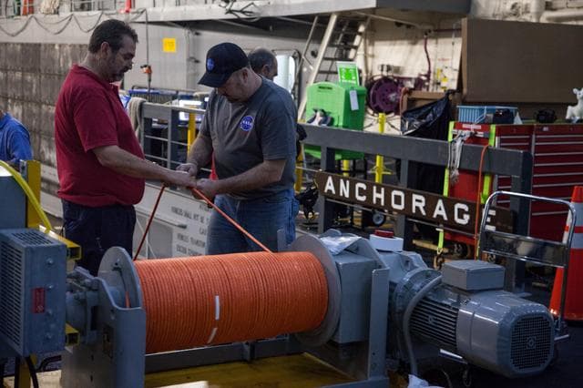 NASA image: Orion Recovery Preparations