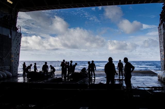 NASA image: Orion Recovery Team