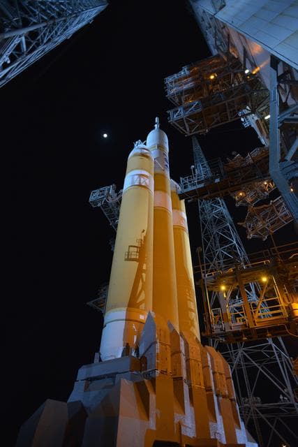 NASA image: Mobile Service Tower Rollback