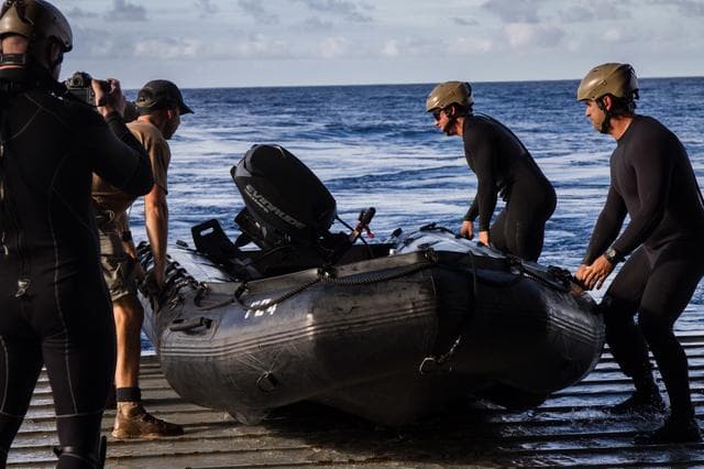 NASA image: Orion Recovery Team
