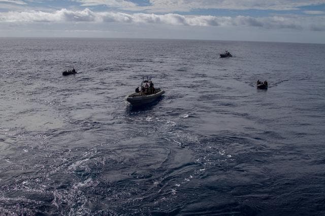 NASA image: Orion Recovery Team