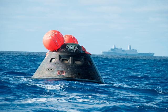 NASA image: Orion Recovery