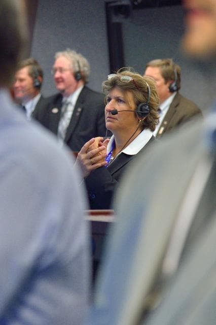 NASA image: Orion team watches the spacecraft return