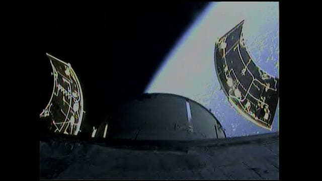 NASA image: Service Module Fairring Separation
