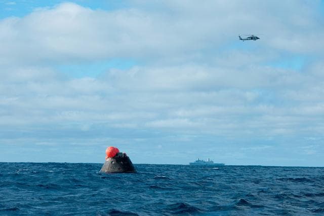 NASA image: Orion Recovery