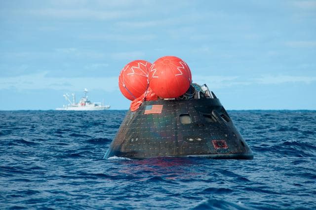 NASA image: Orion back on Earth after successful flight test