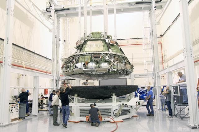 NASA image: Heat Shield Removed