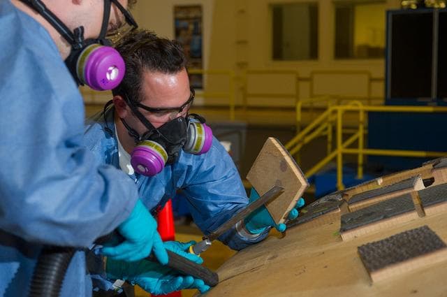 NASA image: Studying Orion's heat shield
