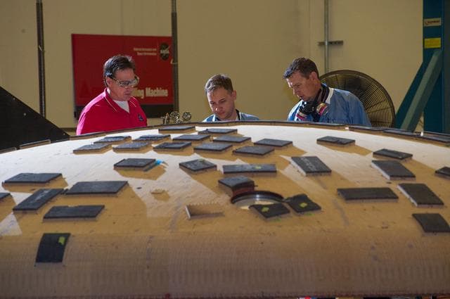NASA image: Studying Orion's heat shield