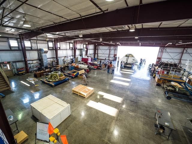 NASA image: Preparing for drop test