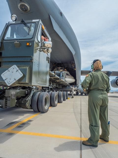 NASA image: Preparing for drop test