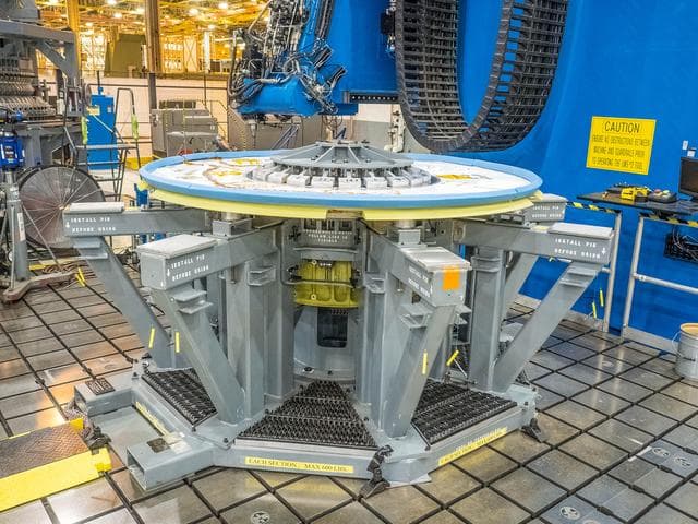 NASA image: First weld of Orion Exploration Mission 1 crew module