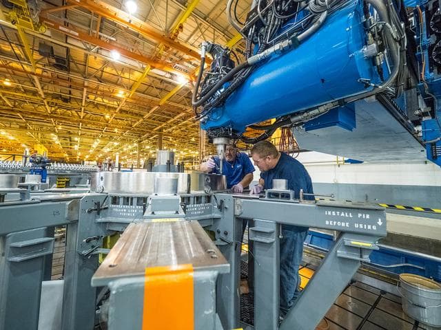 NASA image: First weld of Orion Exploration Mission 1 crew module