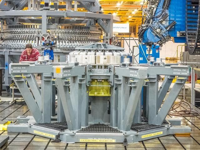 NASA image: First weld of Orion Exploration Mission 1 crew module