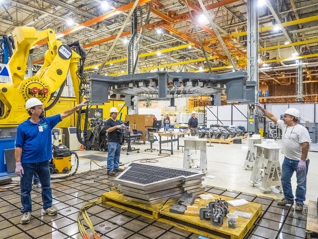 NASA image: First weld of Orion Exploration Mission 1 crew module