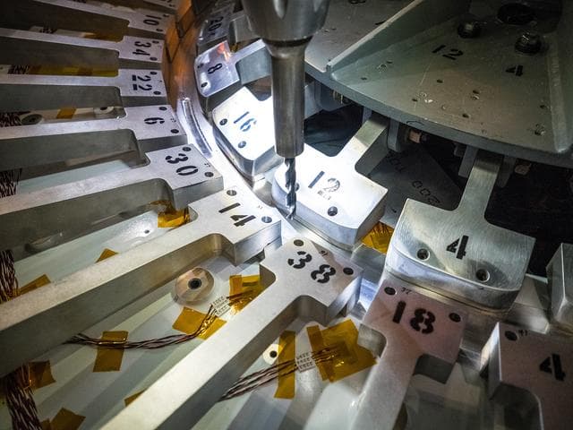 NASA image: First weld of Orion Exploration Mission 1 crew module