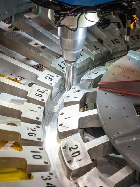 NASA image: First weld of Orion Exploration Mission 1 crew module