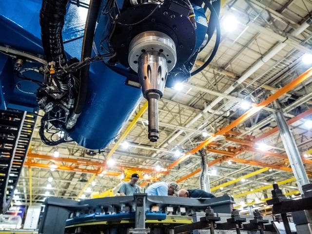 NASA image: First weld of Orion Exploration Mission 1 crew module