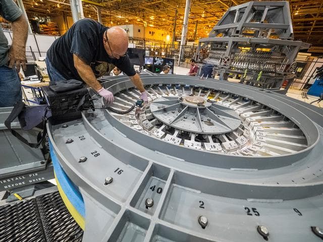 NASA image: First weld of Orion Exploration Mission 1 crew module