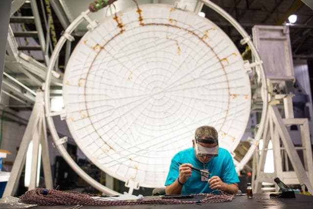NASA image: Preparing Orion pieces for welding