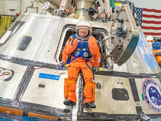 NASA image: NASA Tests Crew Exit Strategy for Orion