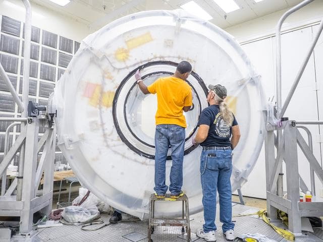 NASA image: Orion EM-1 hardware