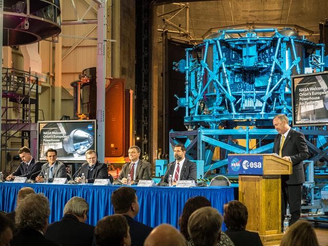 NASA image: European Service Module Testing
