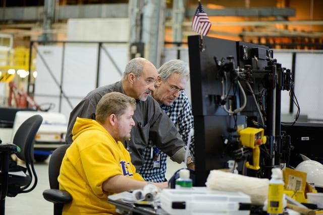NASA image: MAF_20151209_OrionMPCV-ConeWeld-001