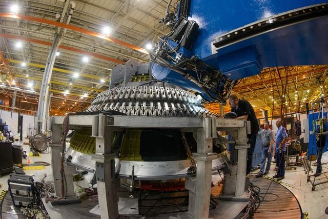 NASA image: MAF_20151209_OrionMPCV-ConeWeld-004