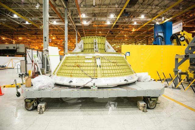 NASA image: Orion EM1 Cone and frwd Bulkhead Section