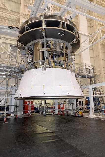 NASA image: Service module testing in Plum Brook