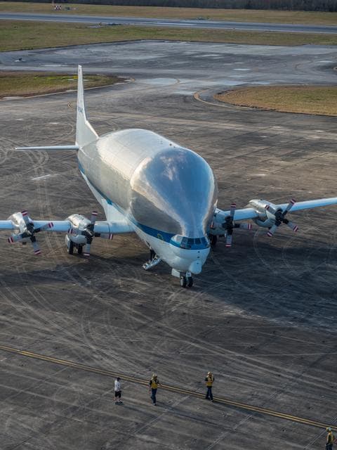 NASA image: Super Guppy Arrives in New Orleans