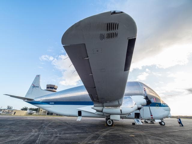 NASA image: Super Guppy Arrives in New Orleans