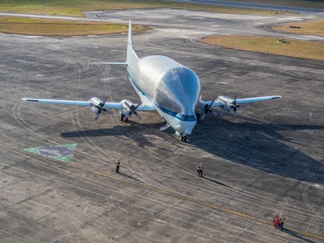 NASA image: Super Guppy Arrives in New Orleans