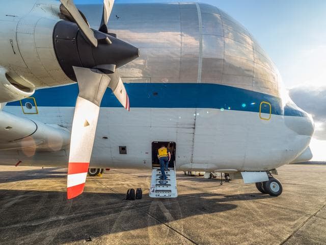 NASA image: Super Guppy Arrives in New Orleans