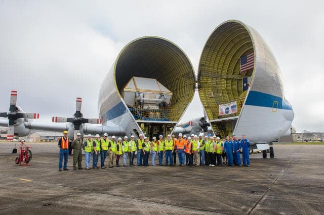 NASA image: Orion EM-1 Vessel Ships to KSC