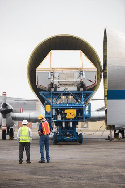 NASA image: Orion EM-1 Vessel Ships to KSC
