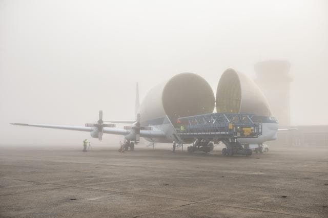 Orion EM-1 Vessel Ships to KSC