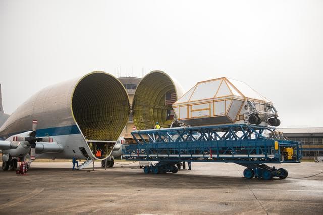 NASA image: Orion EM-1 Vessel Ships to KSC
