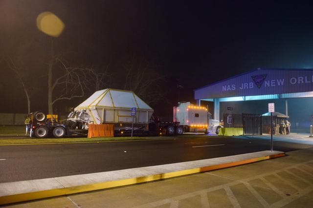 NASA image: Orion EM-1 Vessel Ships to KSC
