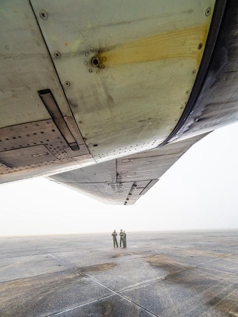 NASA image: Orion is loaded on Super Guppy