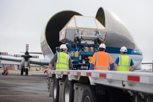 NASA image: Orion EM-1 Vessel Ships to KSC