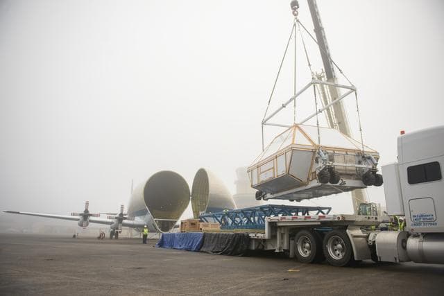 NASA image: Orion EM-1 Vessel Ships to KSC