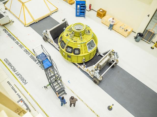 NASA image: Orion arrives at Kennedy Space Center