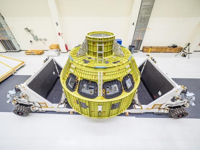 NASA image: Orion arrives at Kennedy Space Center