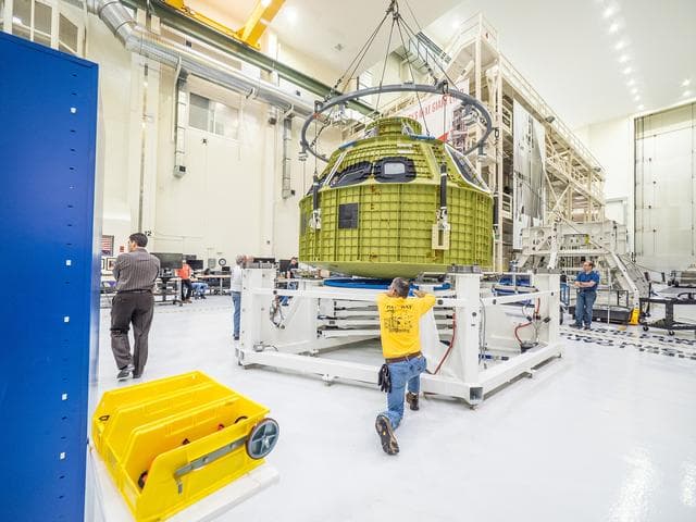NASA image: Orion arrives at Kennedy Space Center