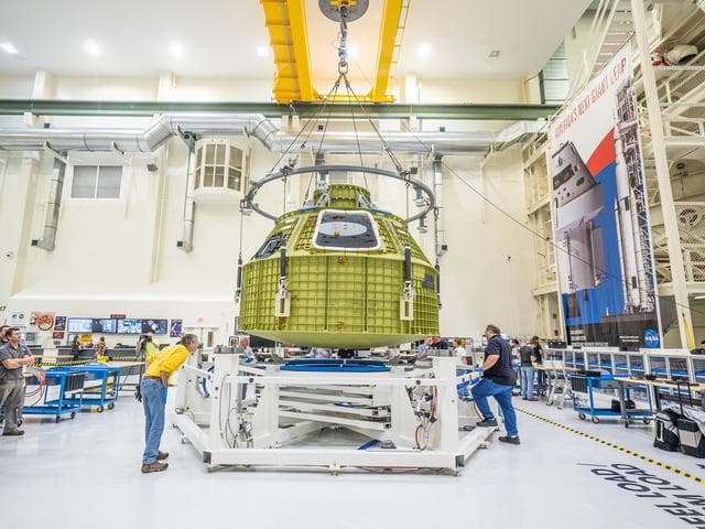 NASA image: Orion arrives at Kennedy Space Center